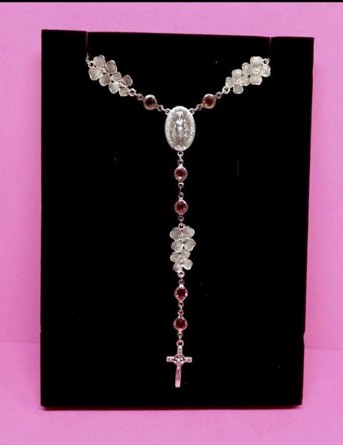 Rosario Collar Rosa