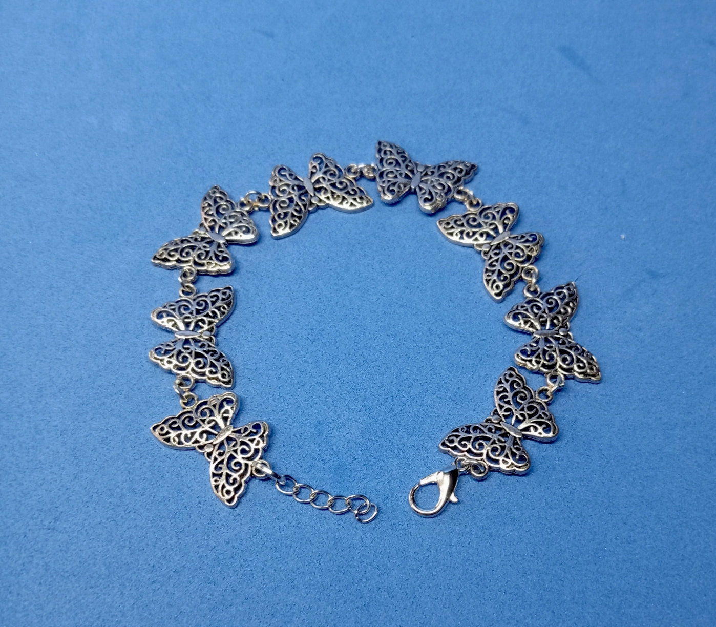 Pulsera Mariposas Plateadas