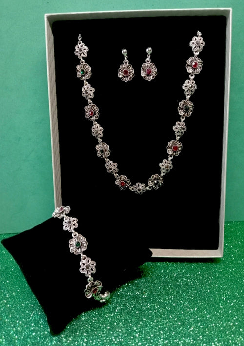 Conjunto Vintage Flor