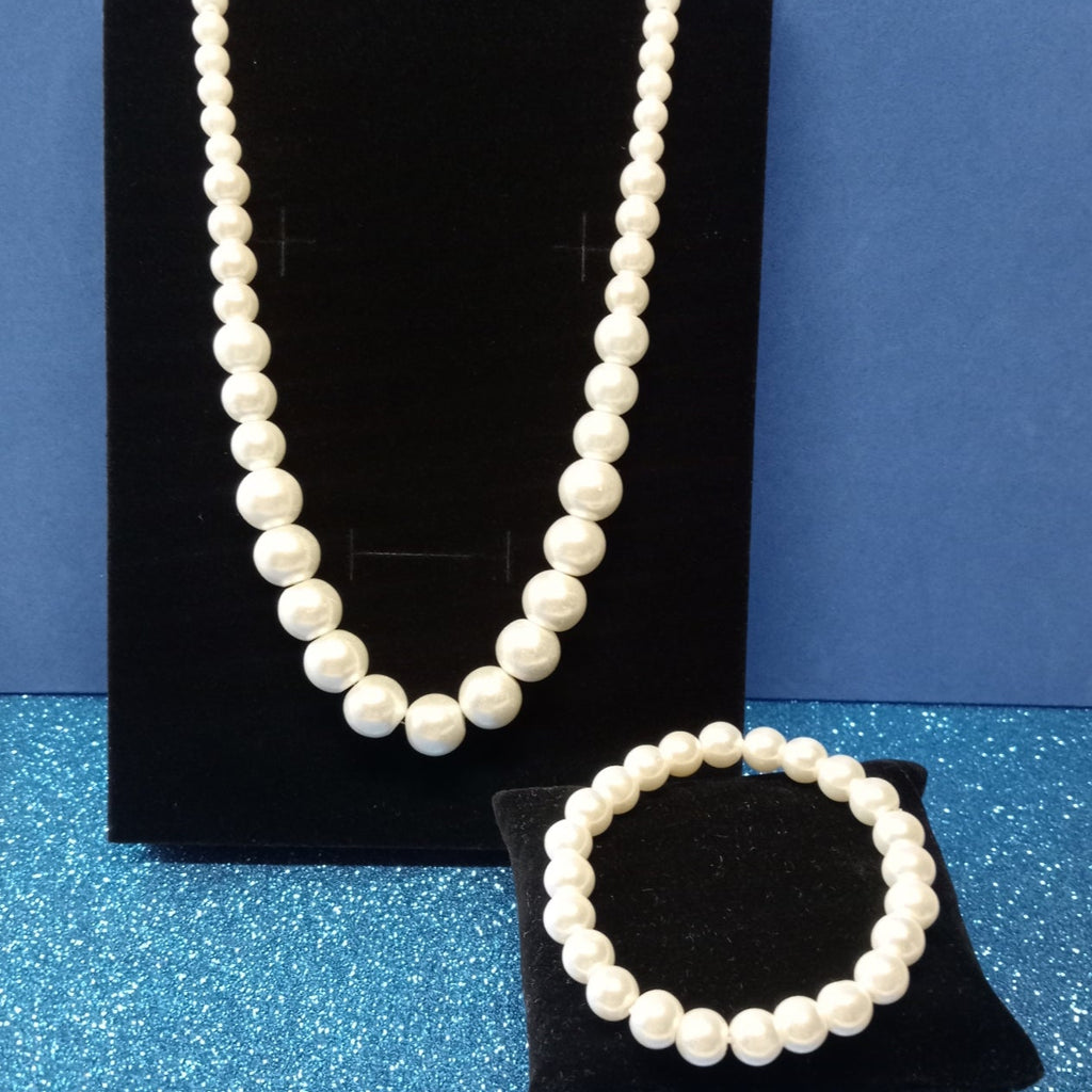 Conjunto Perlas Gargantilla y Pulsera