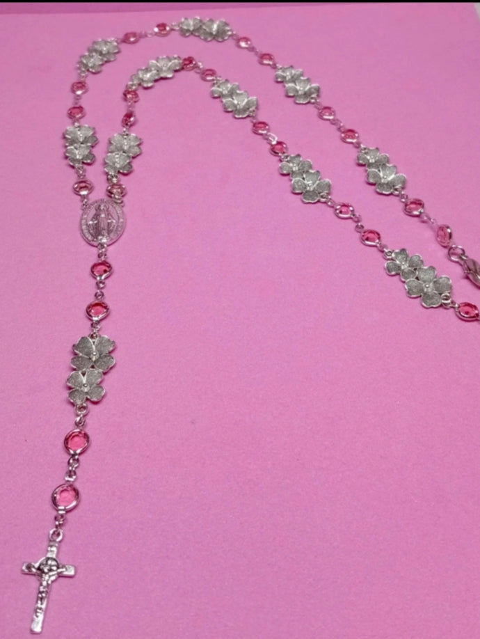 Rosario Collar Rosa