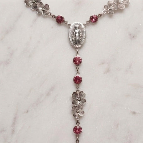Rosario Collar Rosa