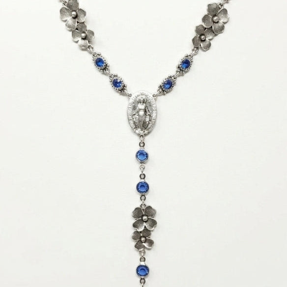 Rosario Collar Azul