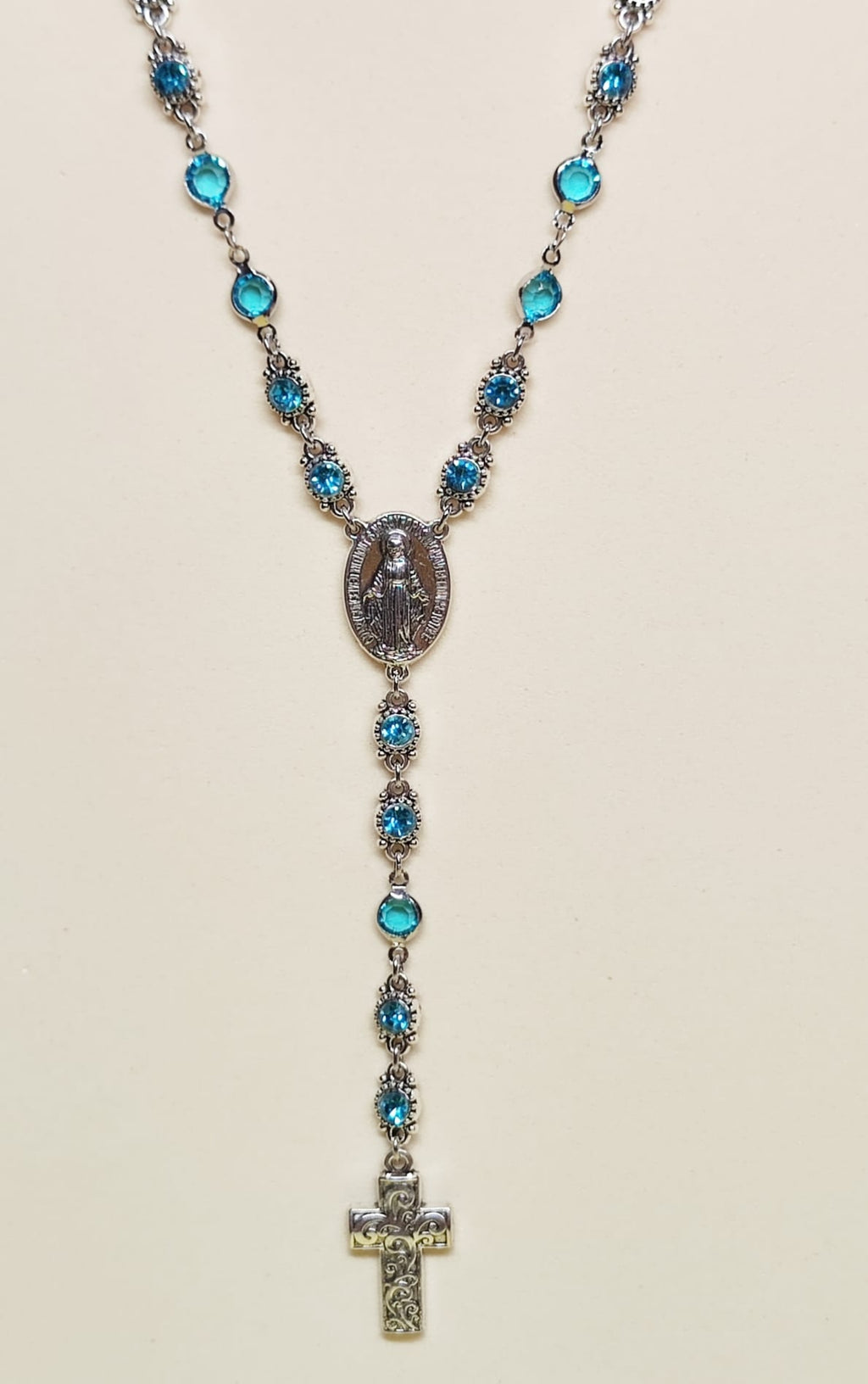 Rosario Collar Turquesa