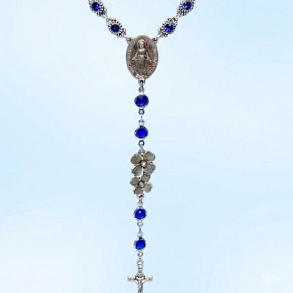 Rosario Collar Azul
