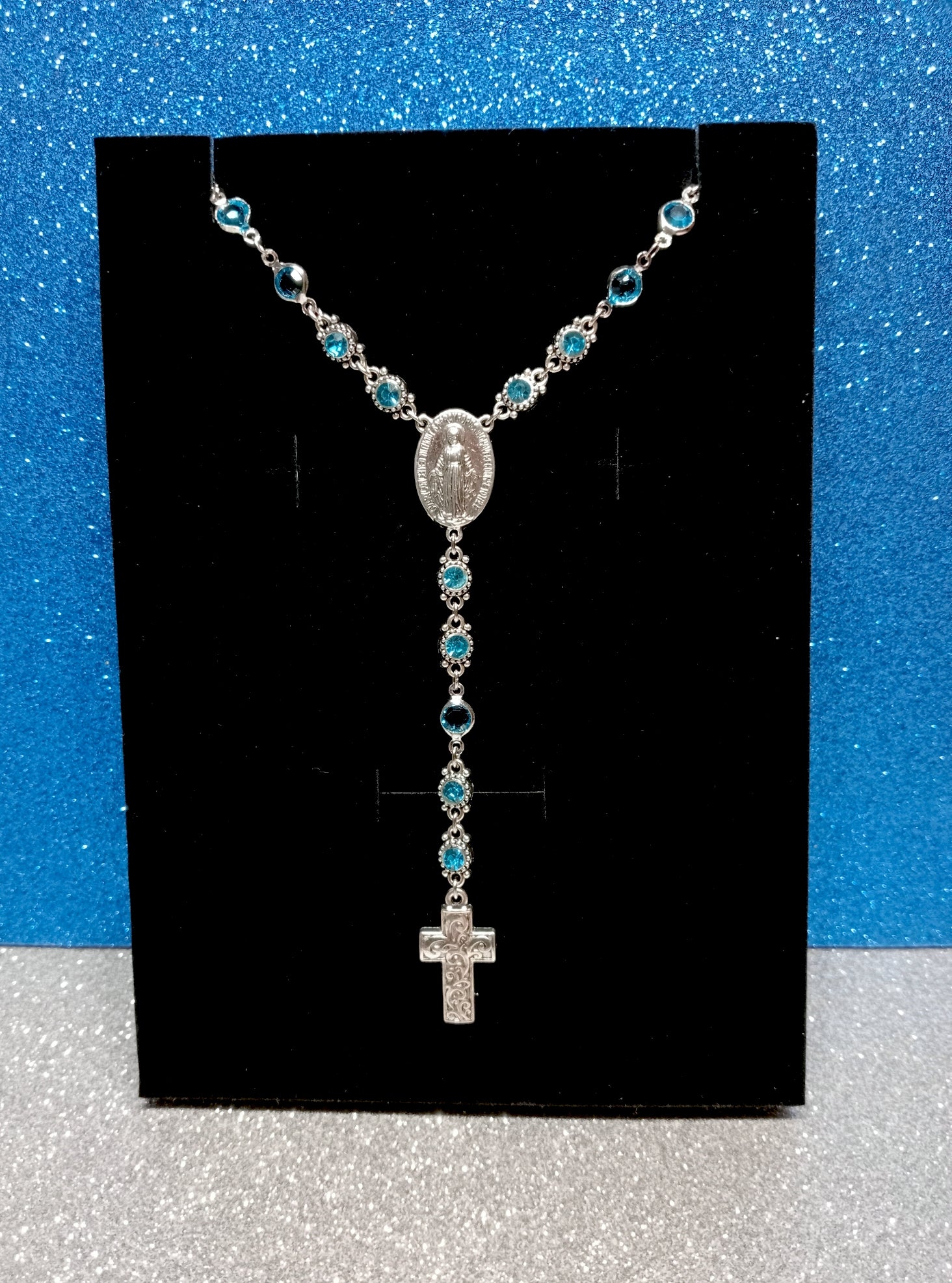 Rosario Collar Turquesa